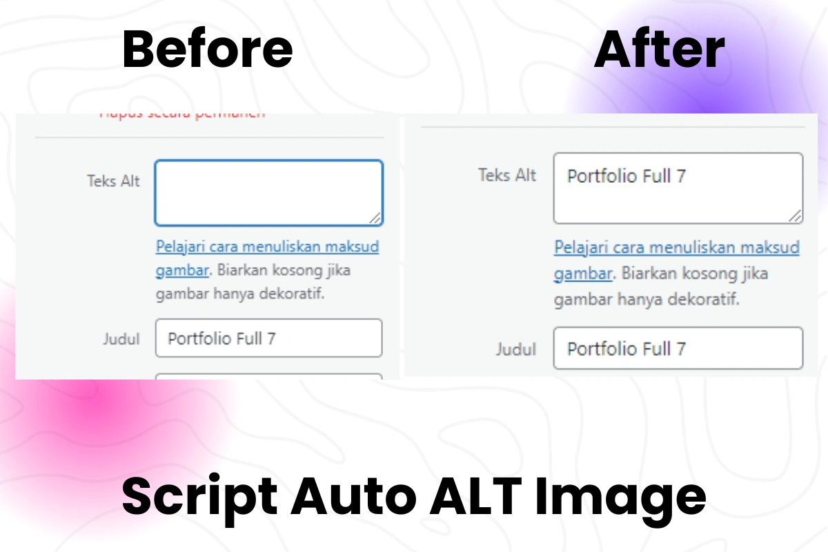 Script Auto Alt Text Image Saat Upload Tanpa Plugin